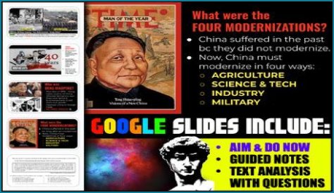 Who proposed four modernizations in china?